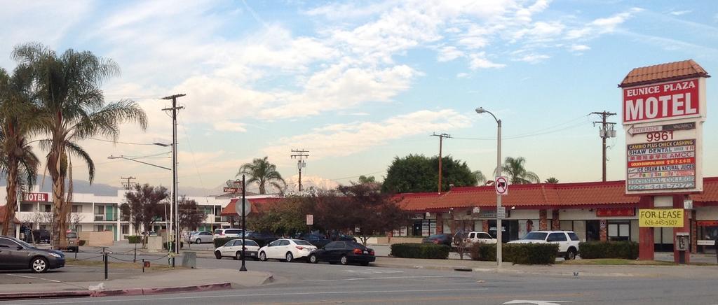 Eunice Plaza Motel El Monte Exteriör bild